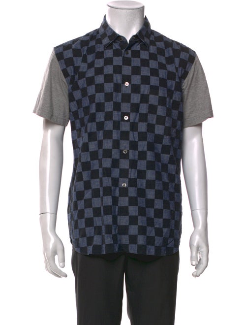 Comme des Garçons Homme Plus Plaid Print Short Sleeve Shirt