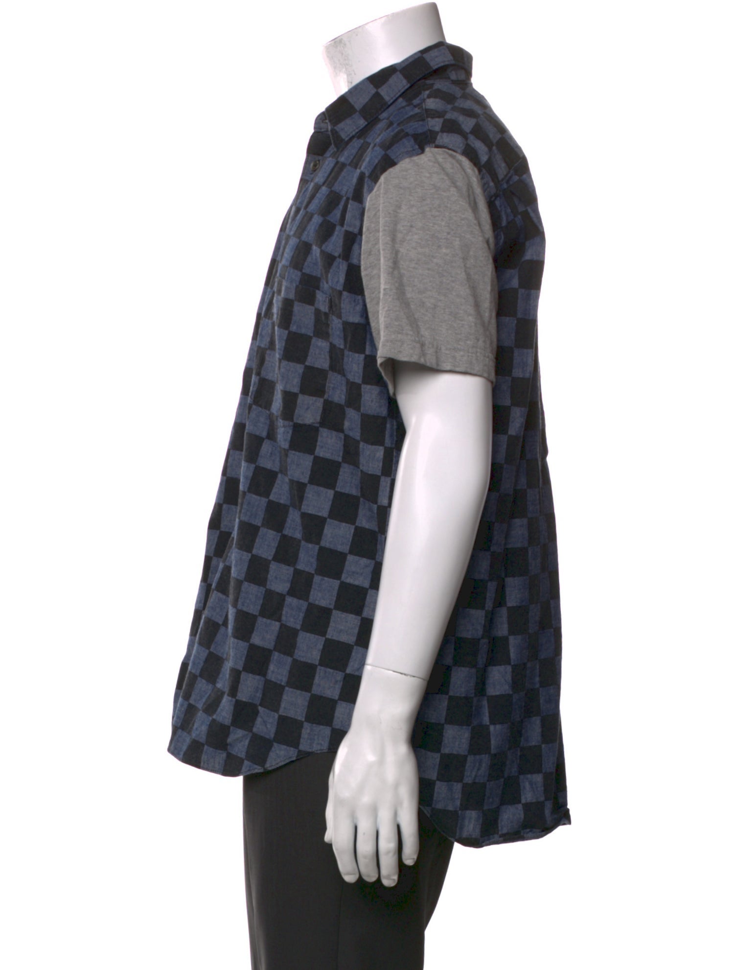 Comme des Garçons Homme Plus Plaid Print Short Sleeve Shirt