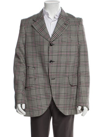 Comme des Garçons Homme Plus Houndstooth Print Blazer