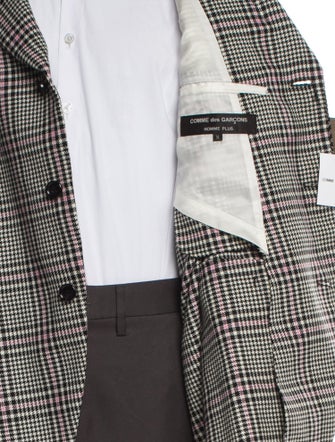 Comme des Garçons Homme Plus Houndstooth Print Blazer