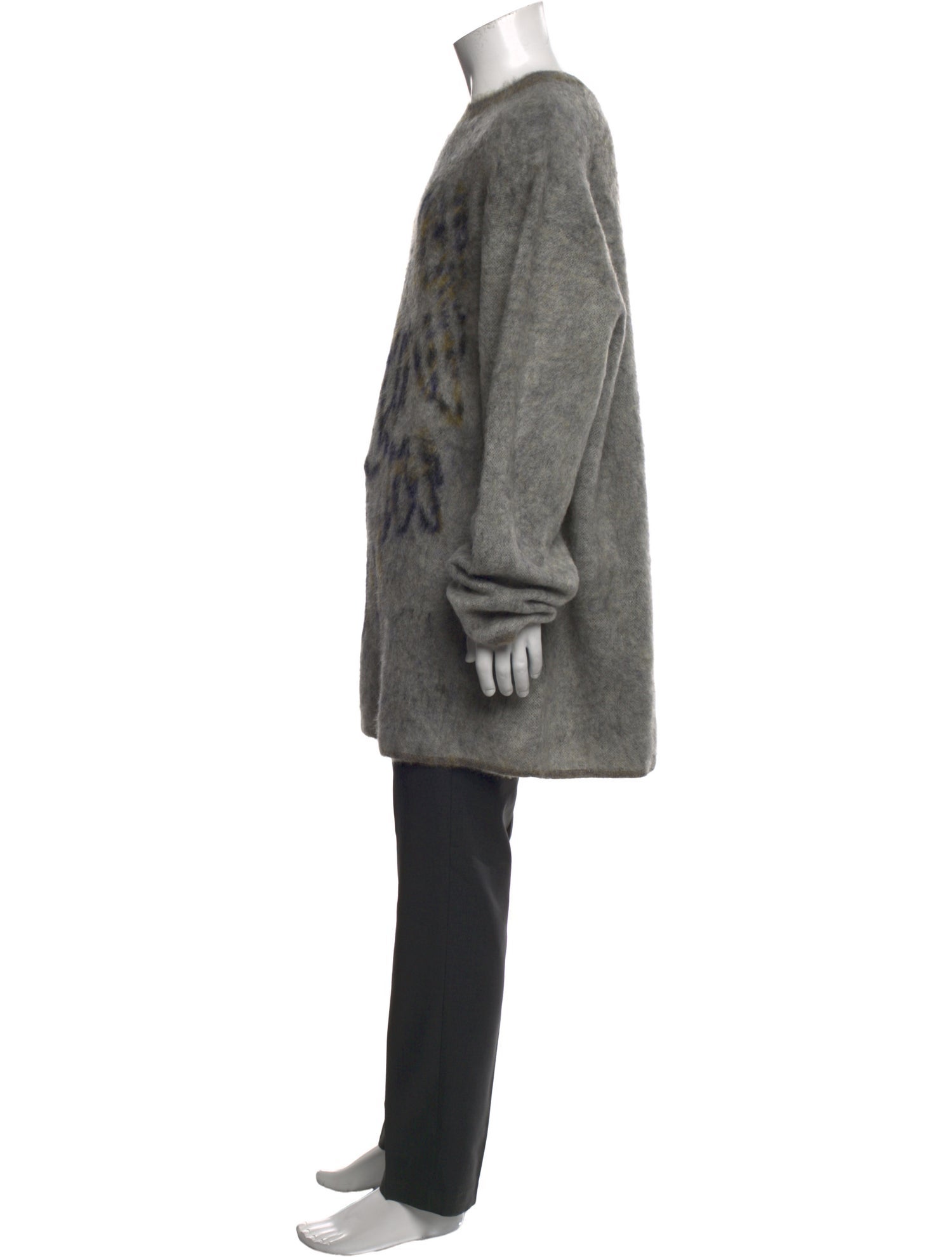 Comme des Garçons Homme Plus Mohair Printed Cardigan w/ Tags