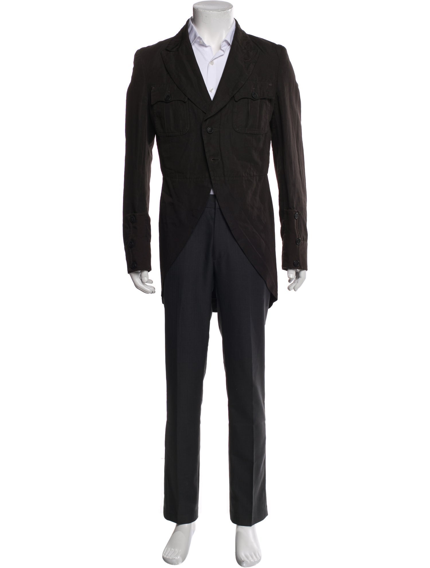 Comme des Garçons Homme Plus 2015 'Anti War' Overcoat