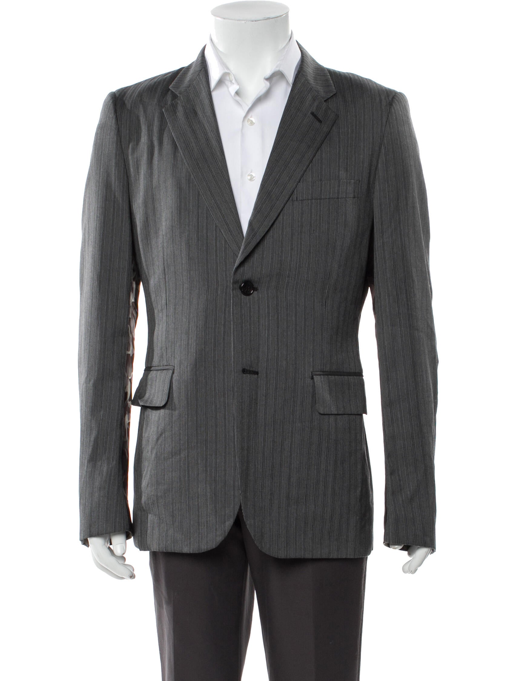 Comme des Garçons Homme Plus Wool Striped Blazer