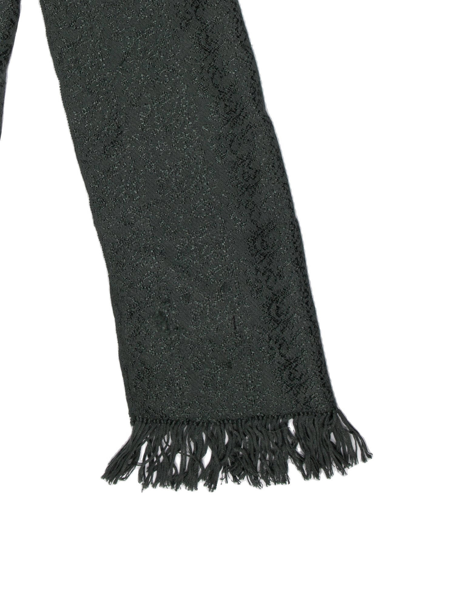 Comme des Garçons Homme Plus Cashmere Printed Scarf