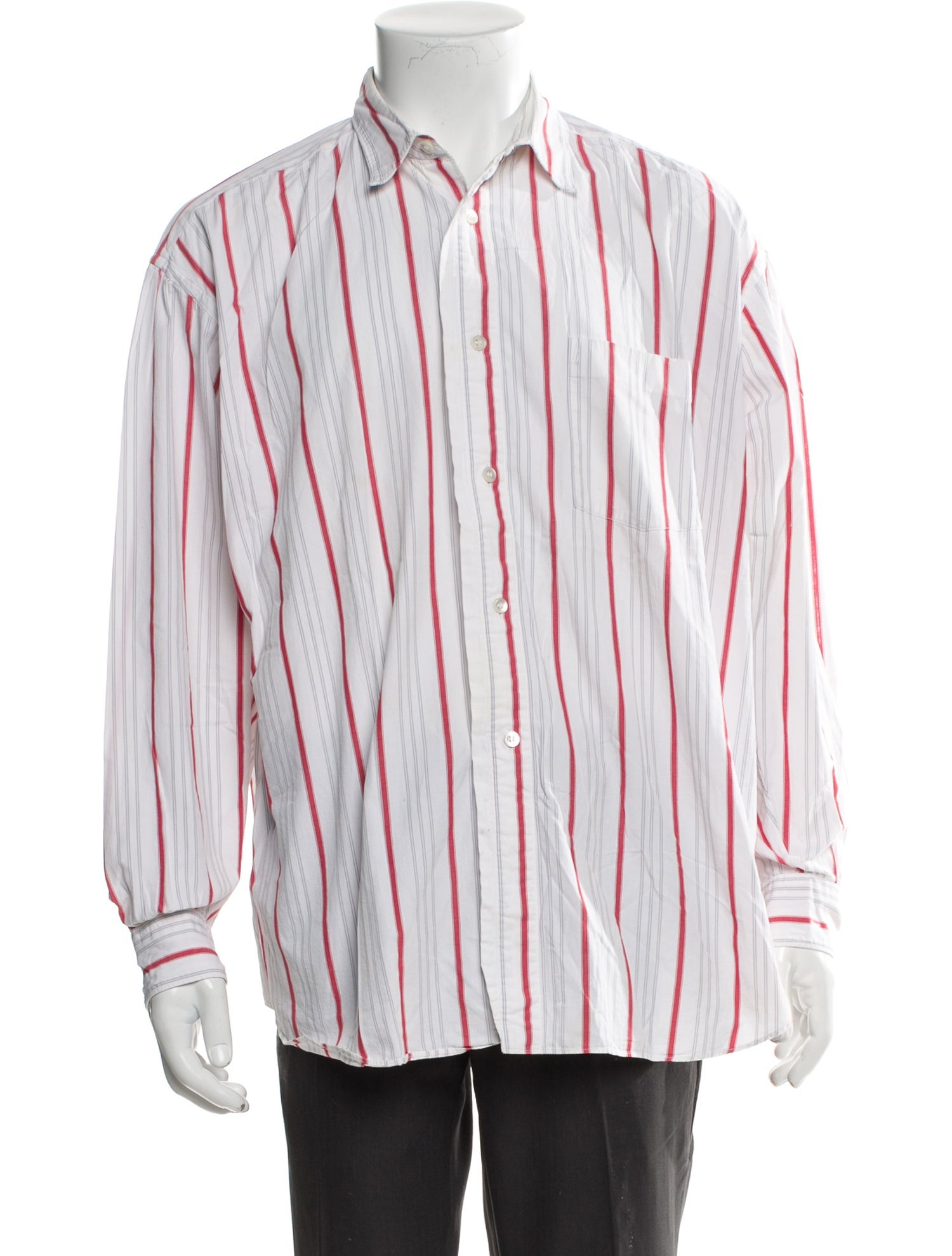 Comme des Garçons Homme Plus Striped Long Sleeve Shirt