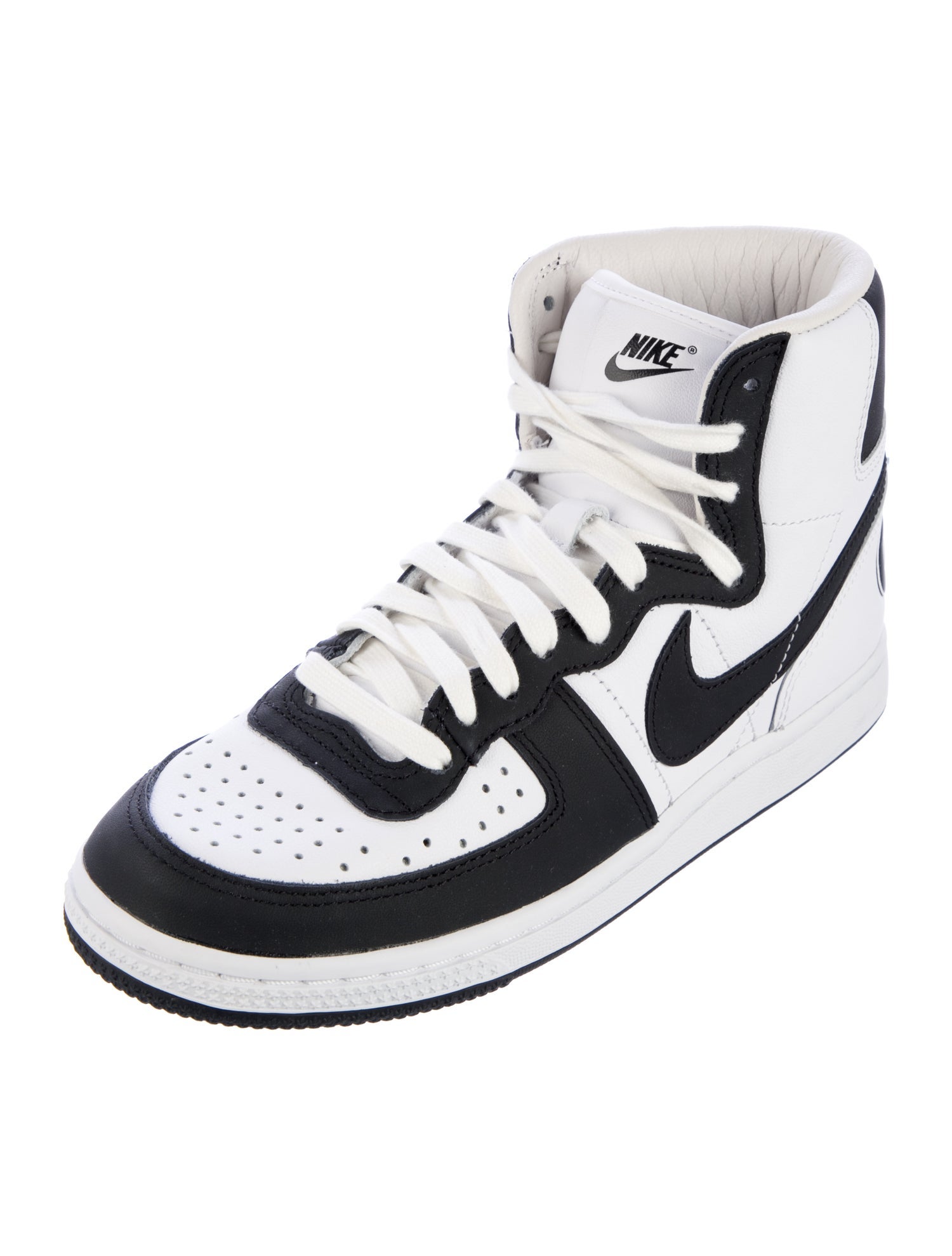 Comme des Garçons x Nike Leather Printed Sneakers