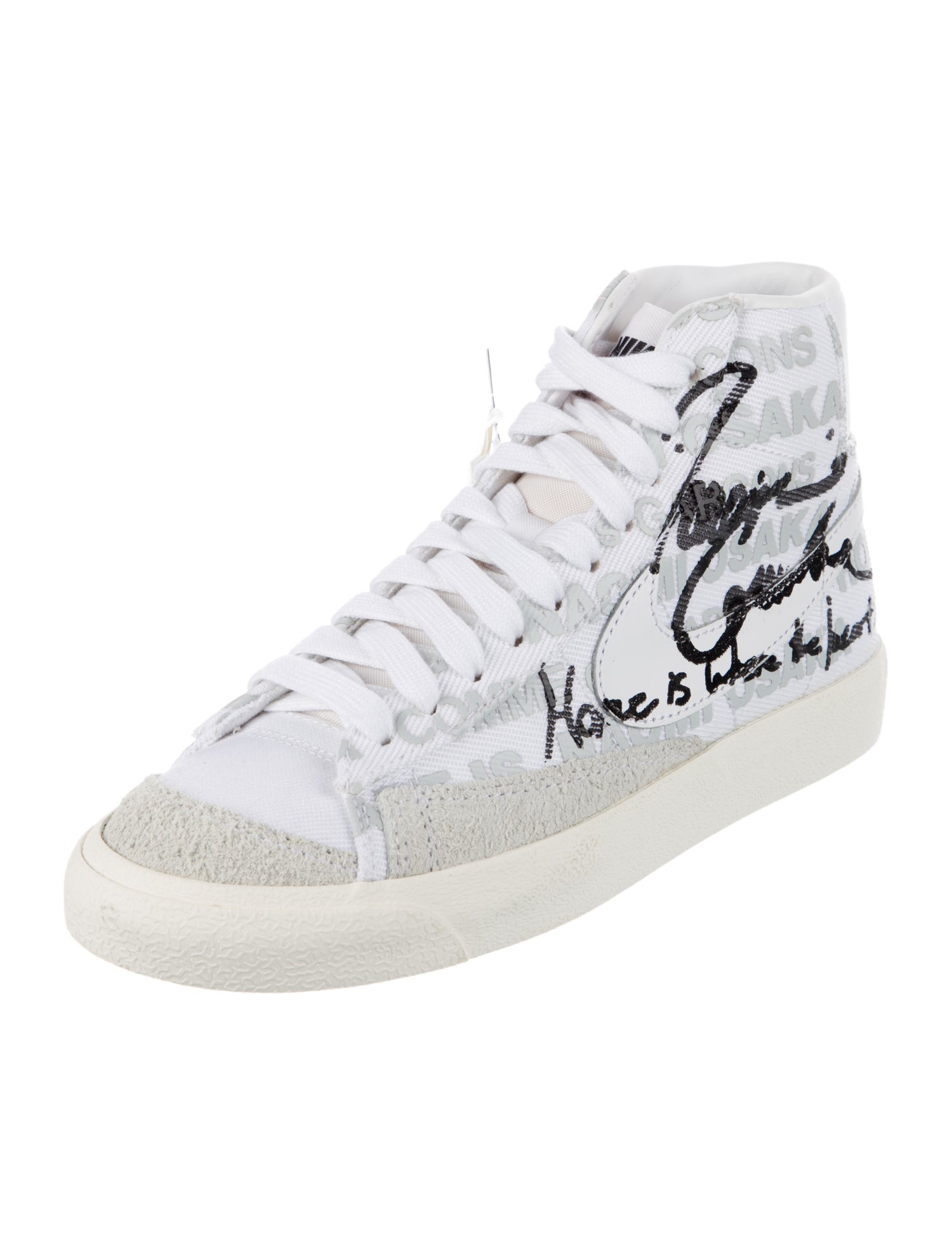 Comme des Garçons x Nike Canvas Printed Sneakers w/ Tags