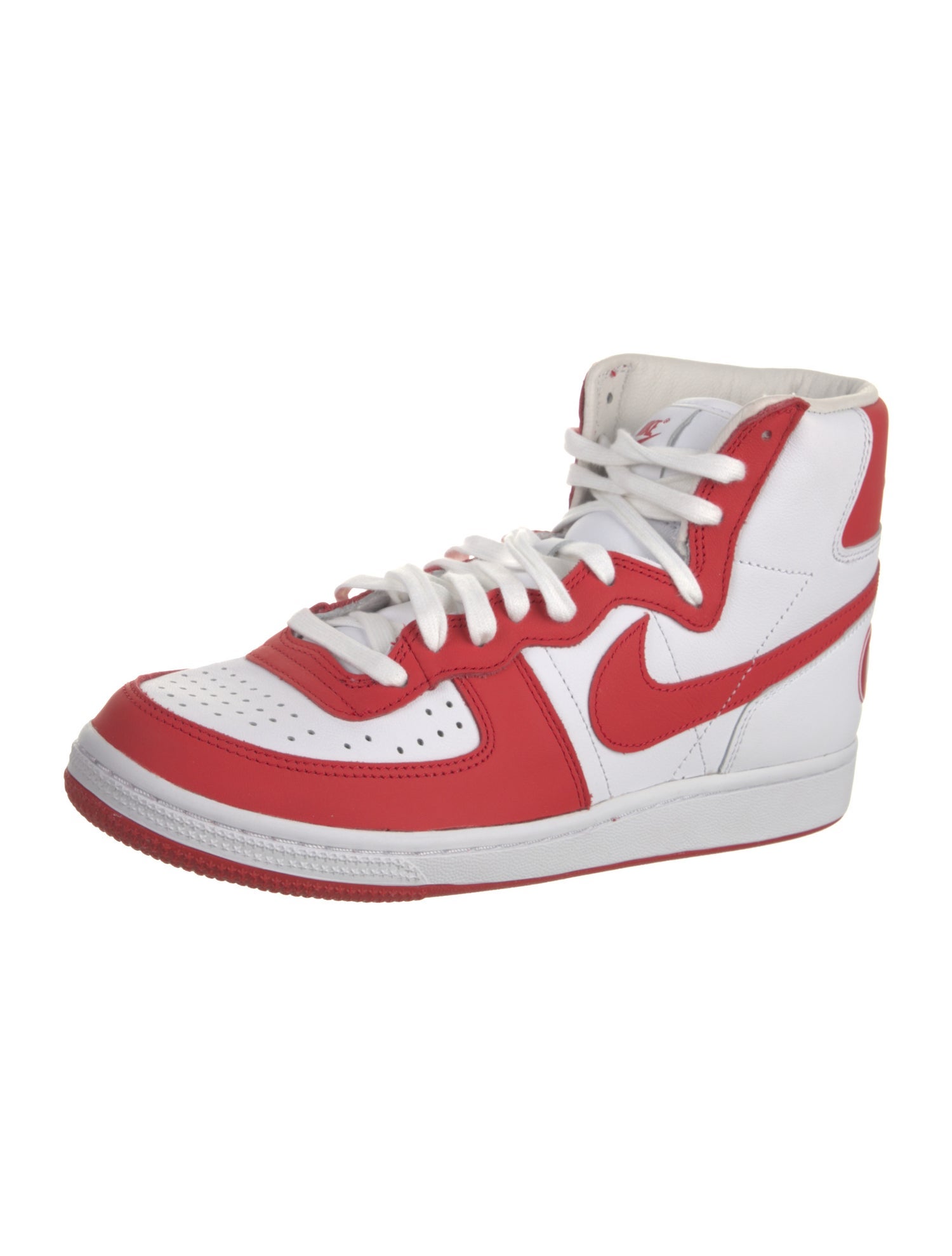 Comme des Garçons x Nike Leather Colorblock Pattern Sneakers