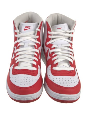 Comme des Garçons x Nike Leather Colorblock Pattern Sneakers