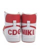 Comme des Garçons x Nike Leather Colorblock Pattern Sneakers