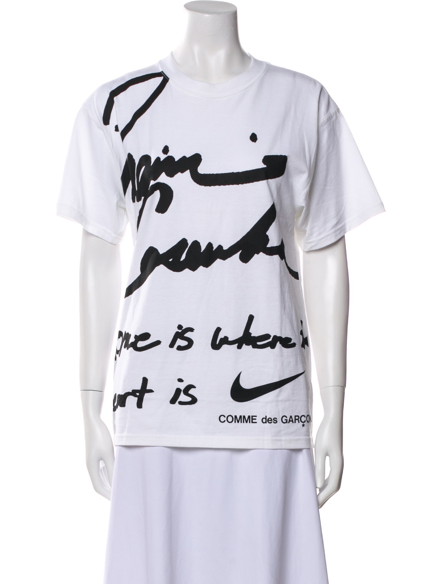 Comme des Garçons x Nike Graphic Print Crew Neck T-Shirt w/ Tags