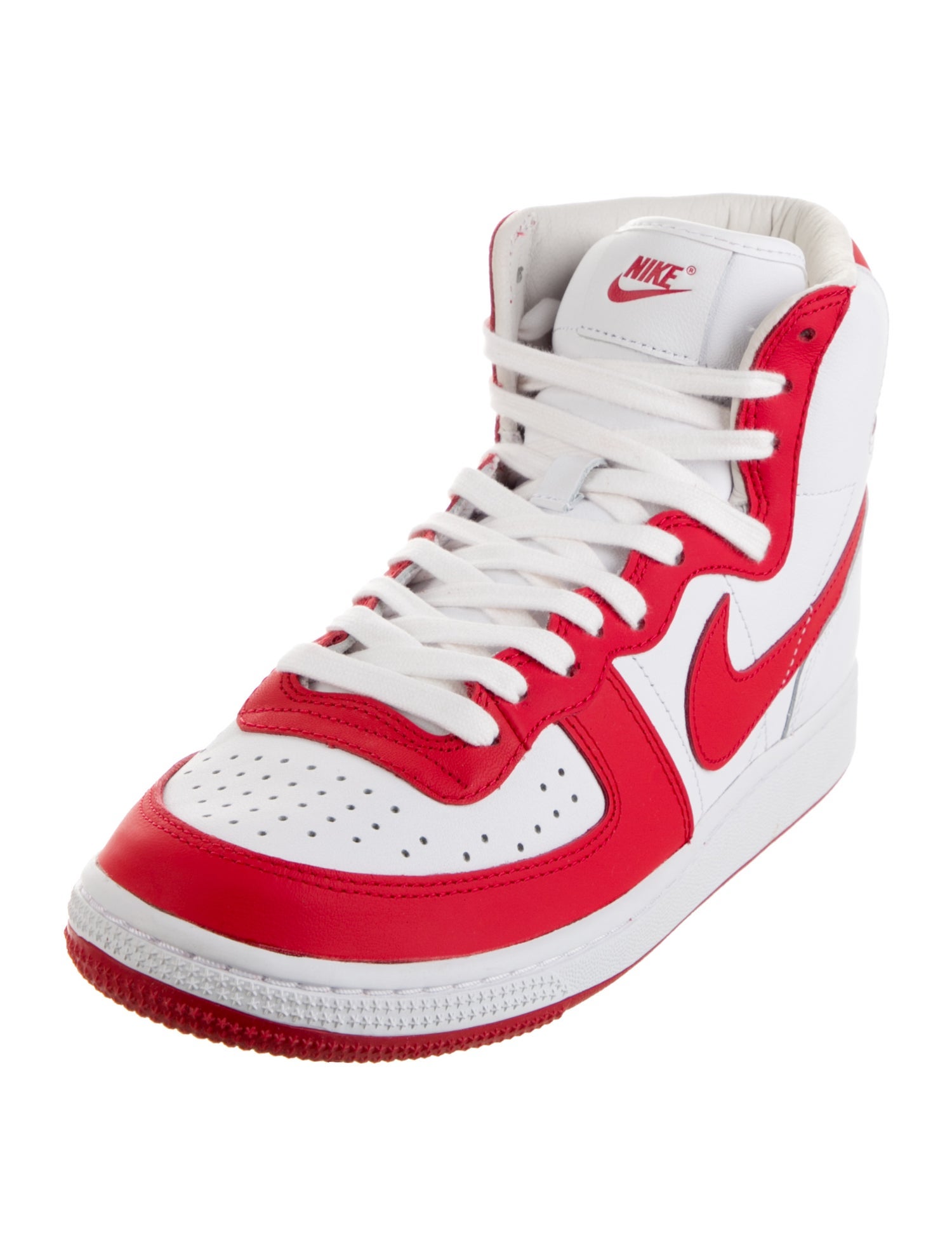 Comme des Garçons x Nike Leather Printed Sneakers w/ Tags