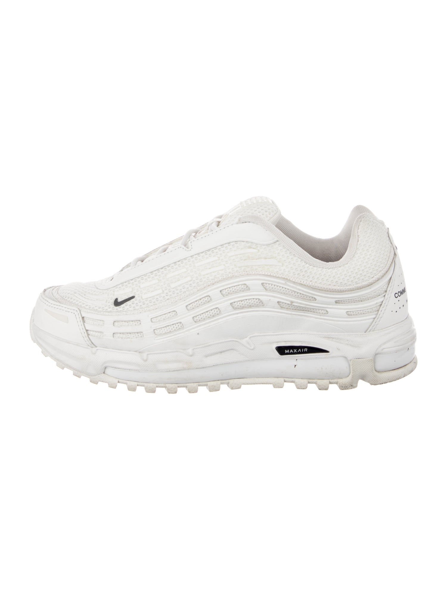 Comme des Garçons x Nike Mesh Leather Trim Embellishment Athletic Sneakers