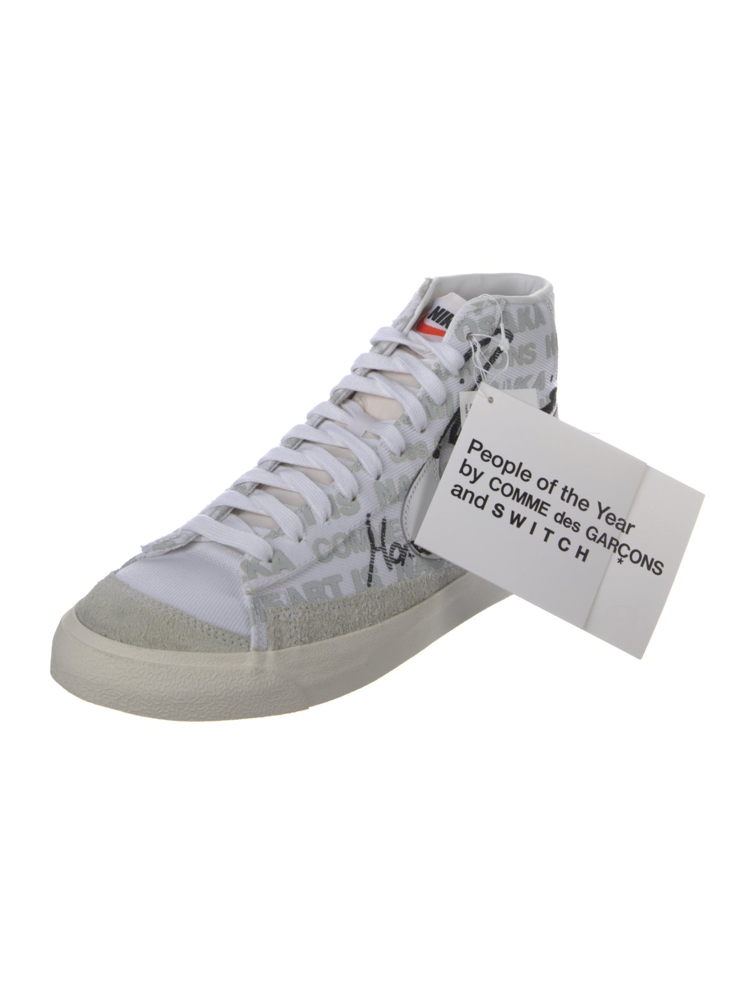 Comme des Garçons x Nike Canvas Printed Sneakers w/ Tags