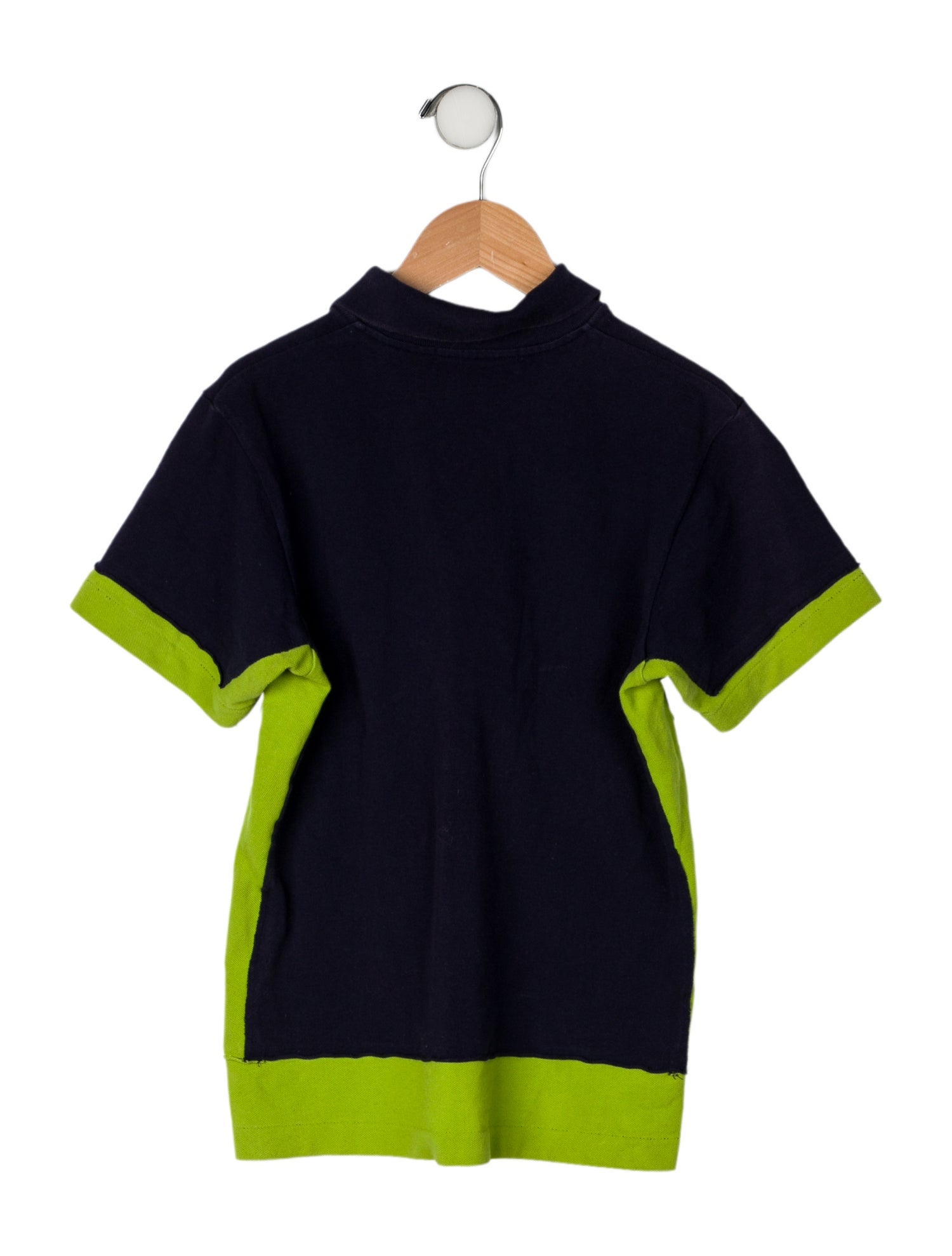 Comme des Garçons Robe de Chambre Colorblock Polo T-shirt