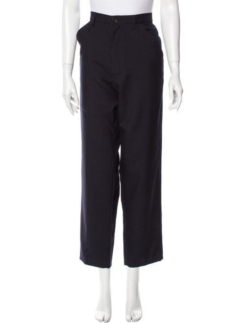 Comme des Garçons Shirt Straight Leg Pants Blue