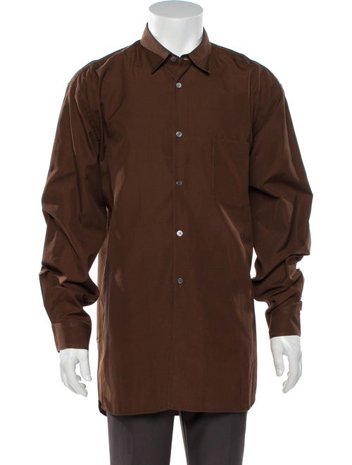 Comme des Garçons Shirt Long Sleeve Shirt Brown