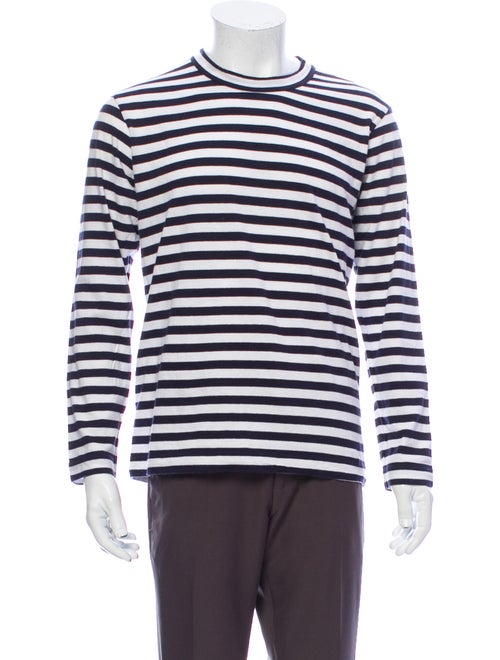 Comme des Garçons Shirt Striped Crew Neck T-Shirt