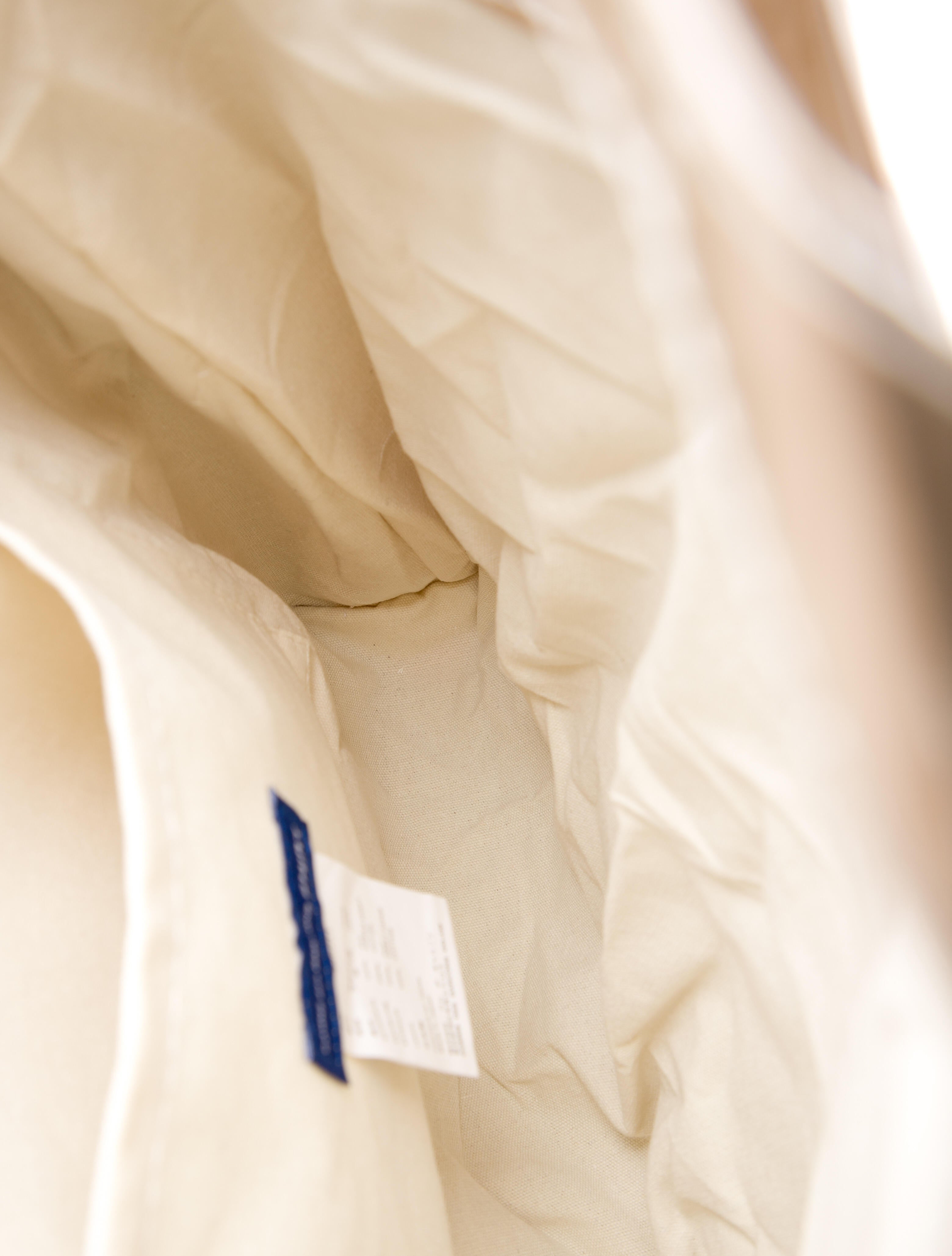 Comme des Garçons SHIRT PVC Brown Paper Bag Tote - Brown Totes