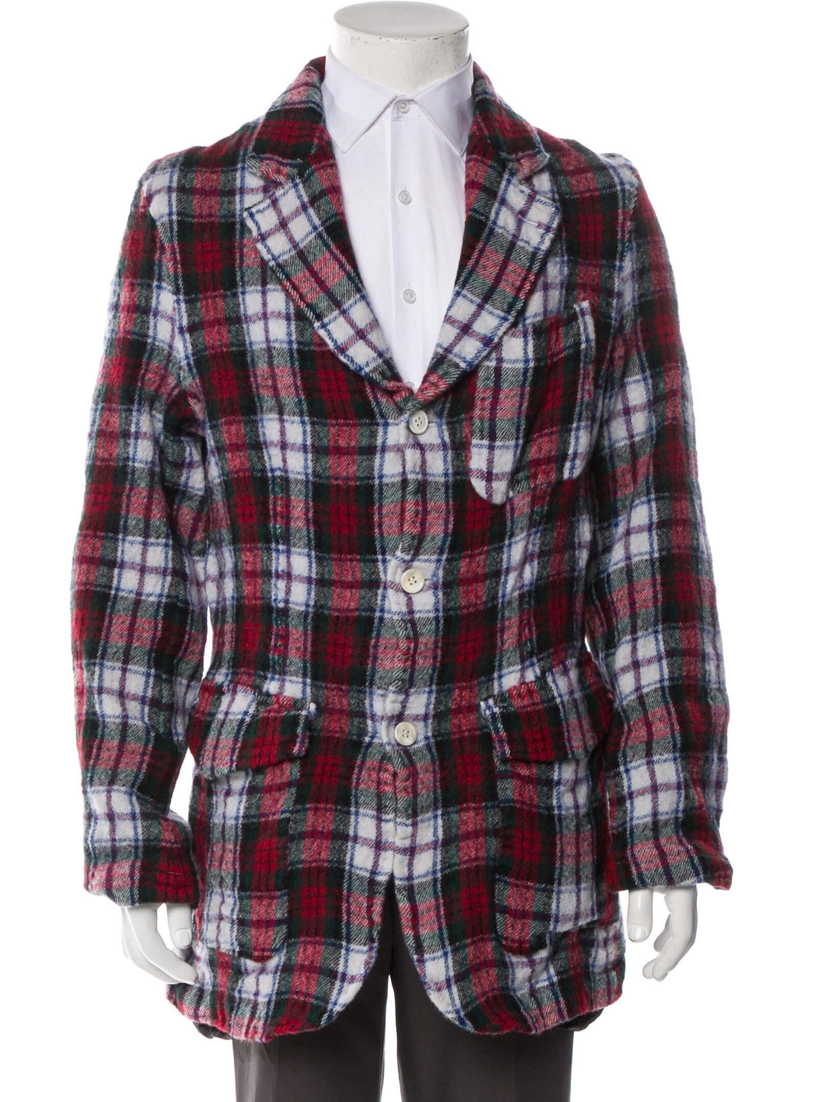 Comme des Garçons SHIRT Plaid Print Jacket w/ Tags
