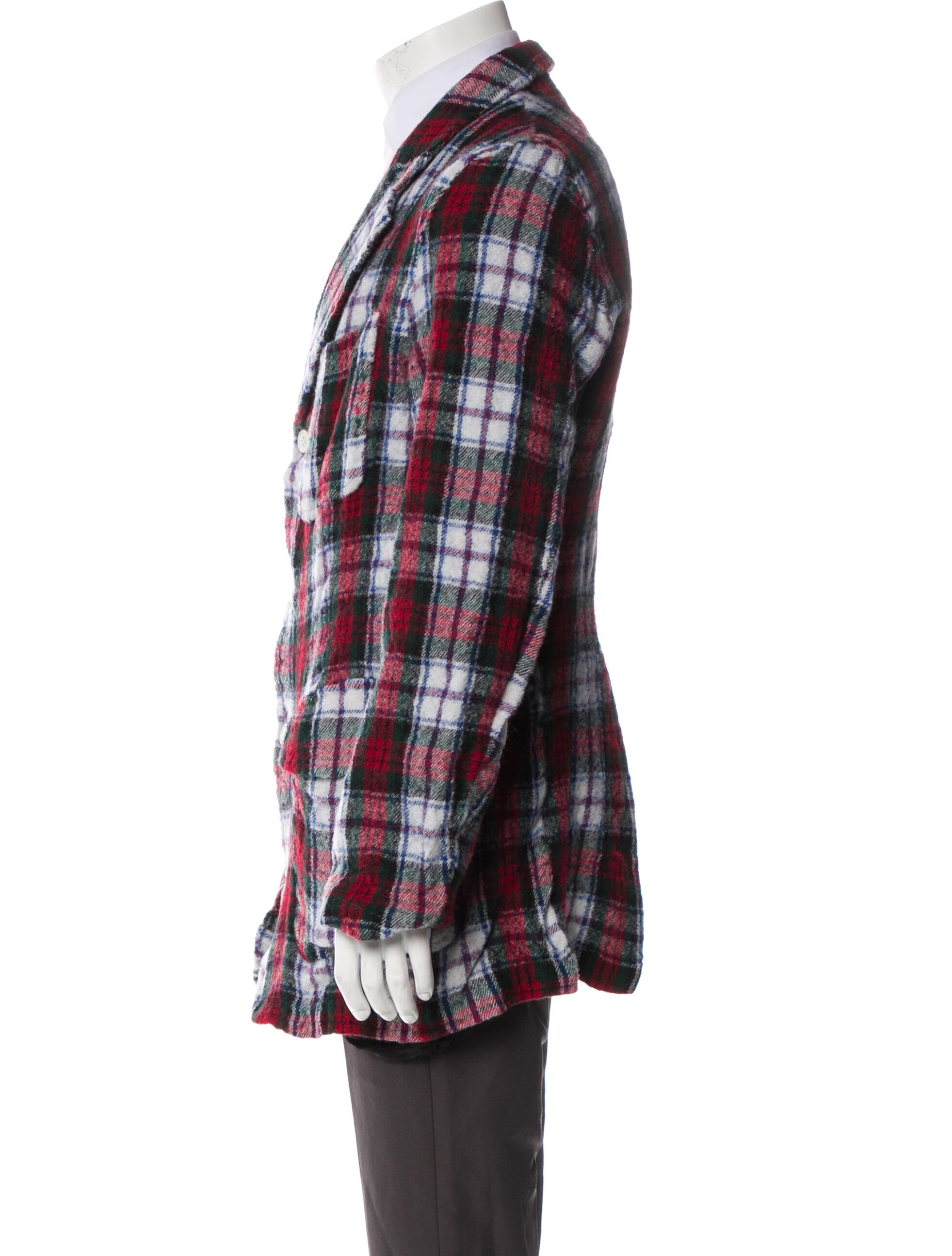 Comme des Garçons SHIRT Plaid Print Jacket w/ Tags