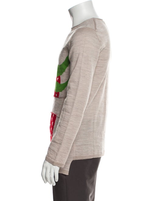 Comme des Garçons SHIRT Wool Graphic Print Pullover