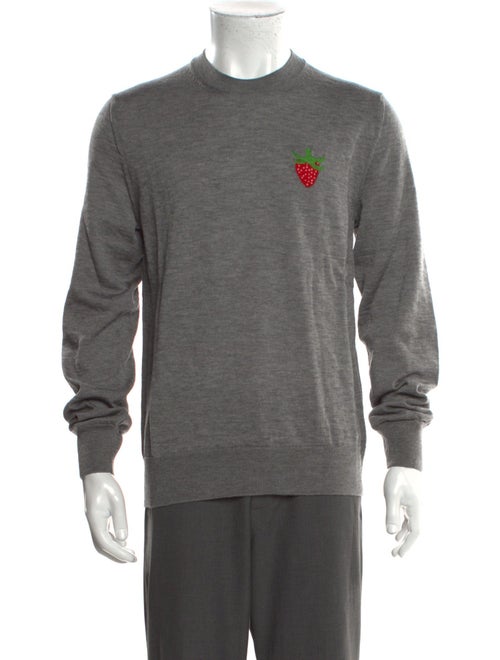 Comme des Garçons SHIRT Graphic Print Crew Neck Pullover