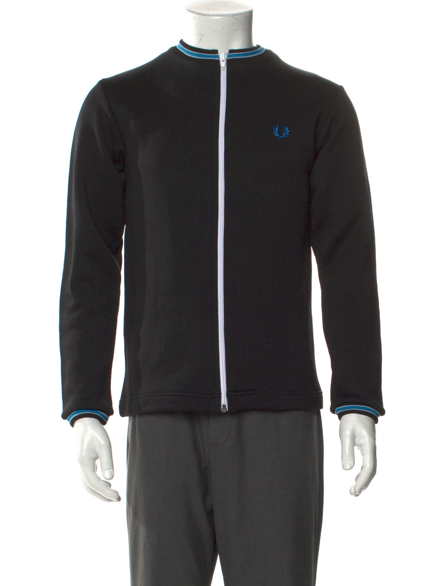 Comme des Garçons SHIRT Colorblock Pattern Mock Neck Cardigan