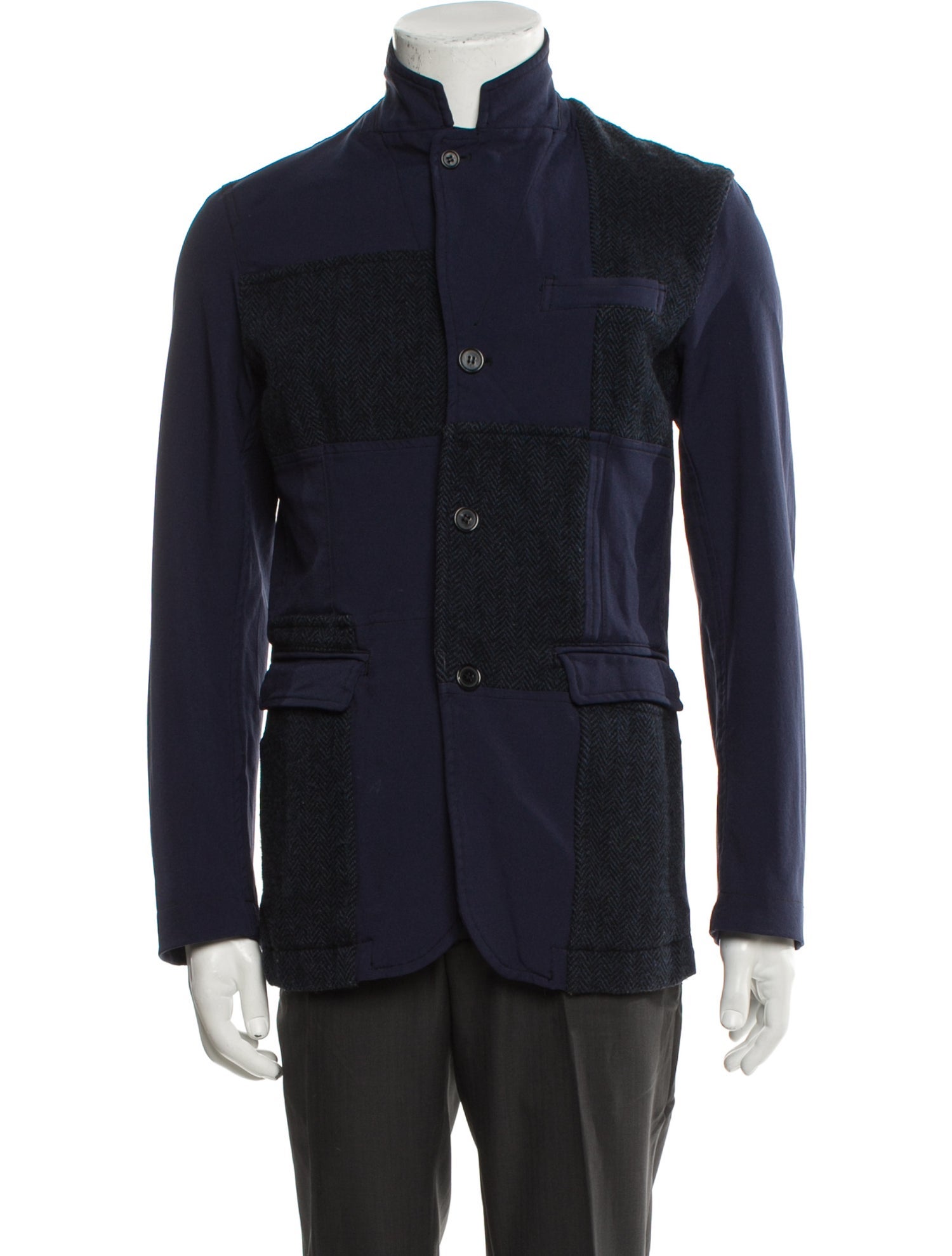 Comme des Garçons SHIRT Printed Peacoat