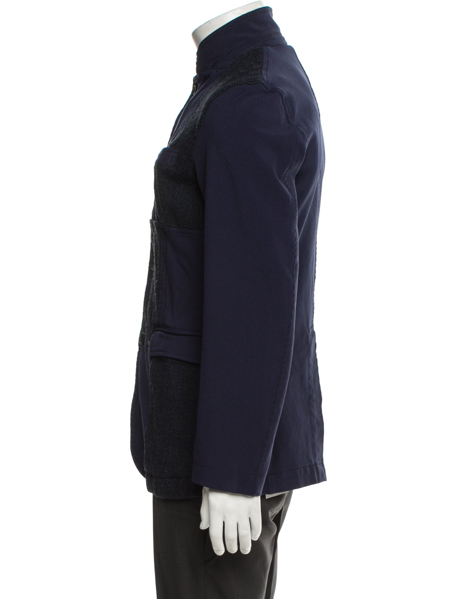 Comme des Garçons SHIRT Printed Peacoat