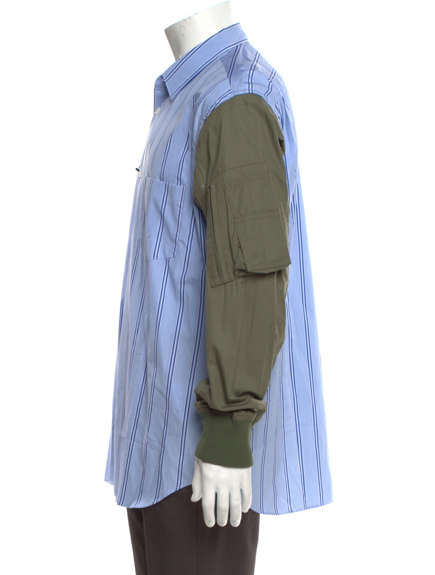 Comme des Garçons SHIRT Striped Long Sleeve Shirt