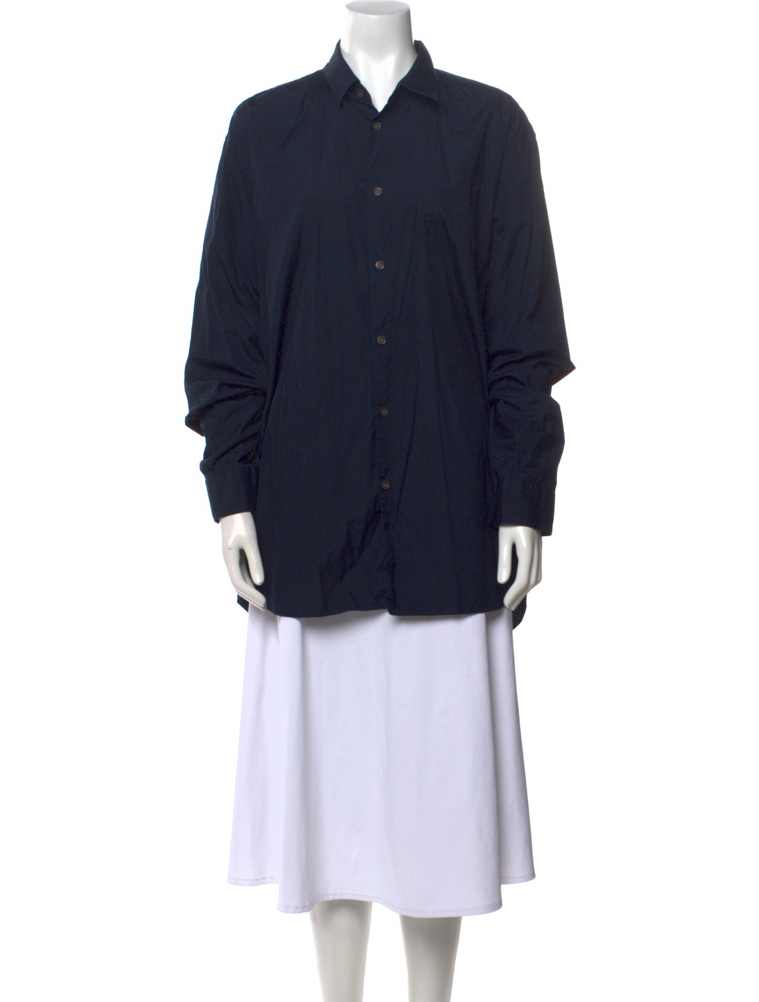 Comme des Garçons SHIRT Long Sleeve Button-Up Top