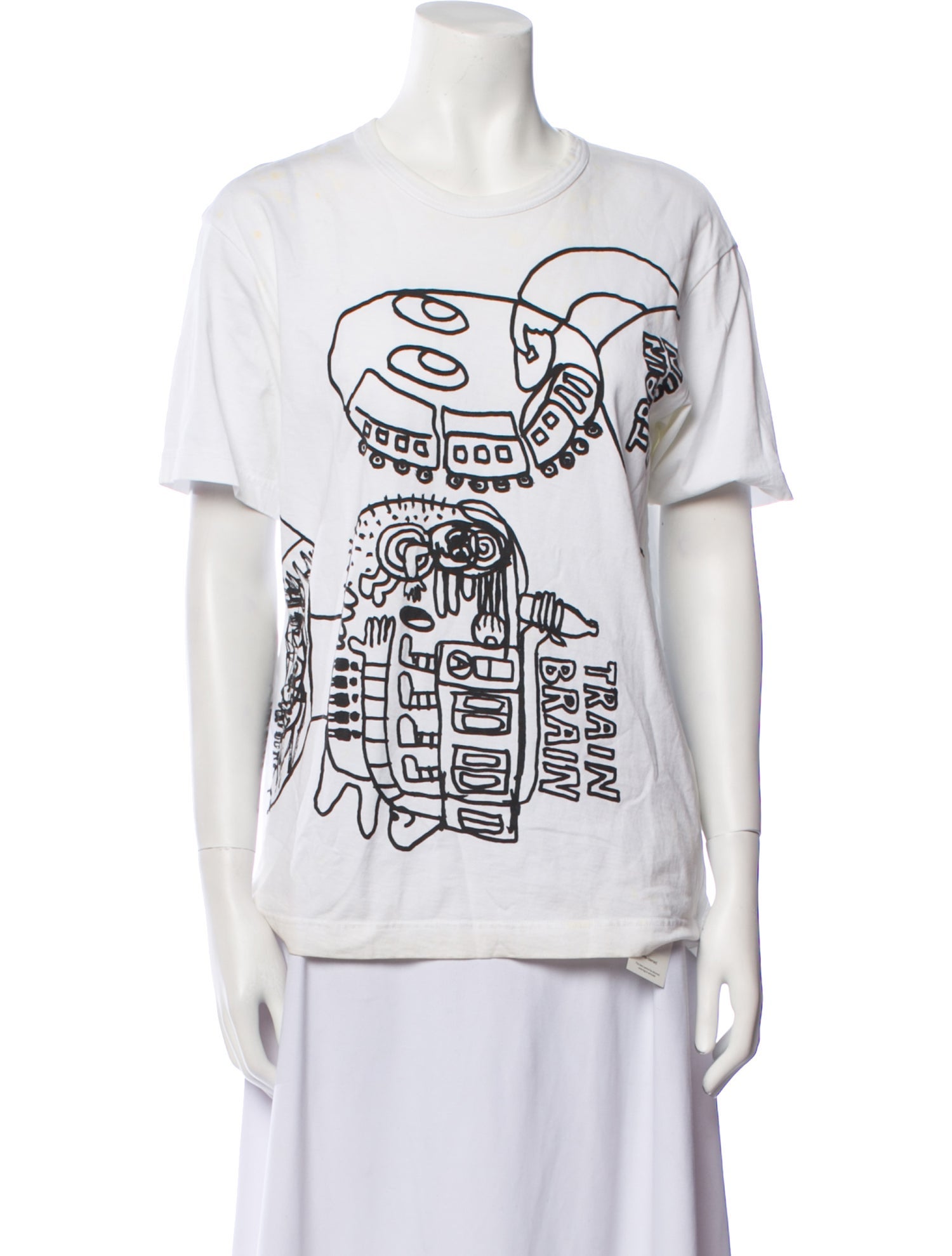 Comme des Garçons SHIRT Graphic Print Crew Neck T-Shirt