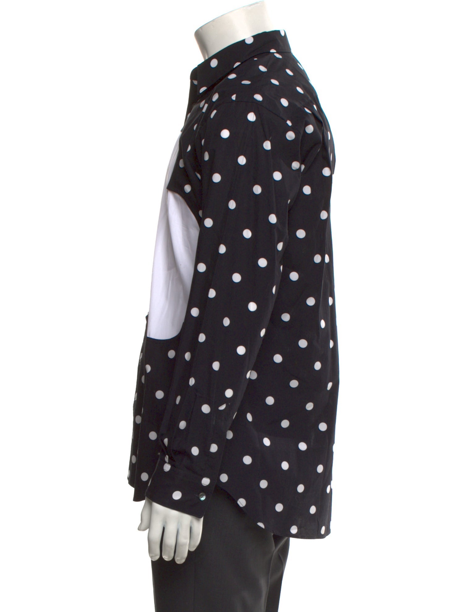 Comme des Garçons SHIRT Polka Dot Print Long Sleeve Shirt
