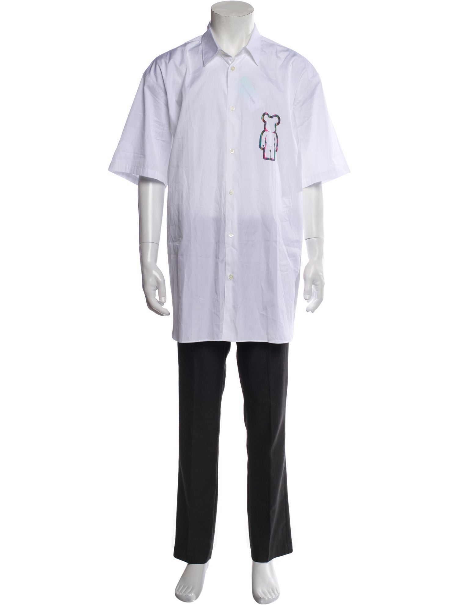 Comme des Garçons SHIRT Graphic Print Short Sleeve Shirt w/ Tags