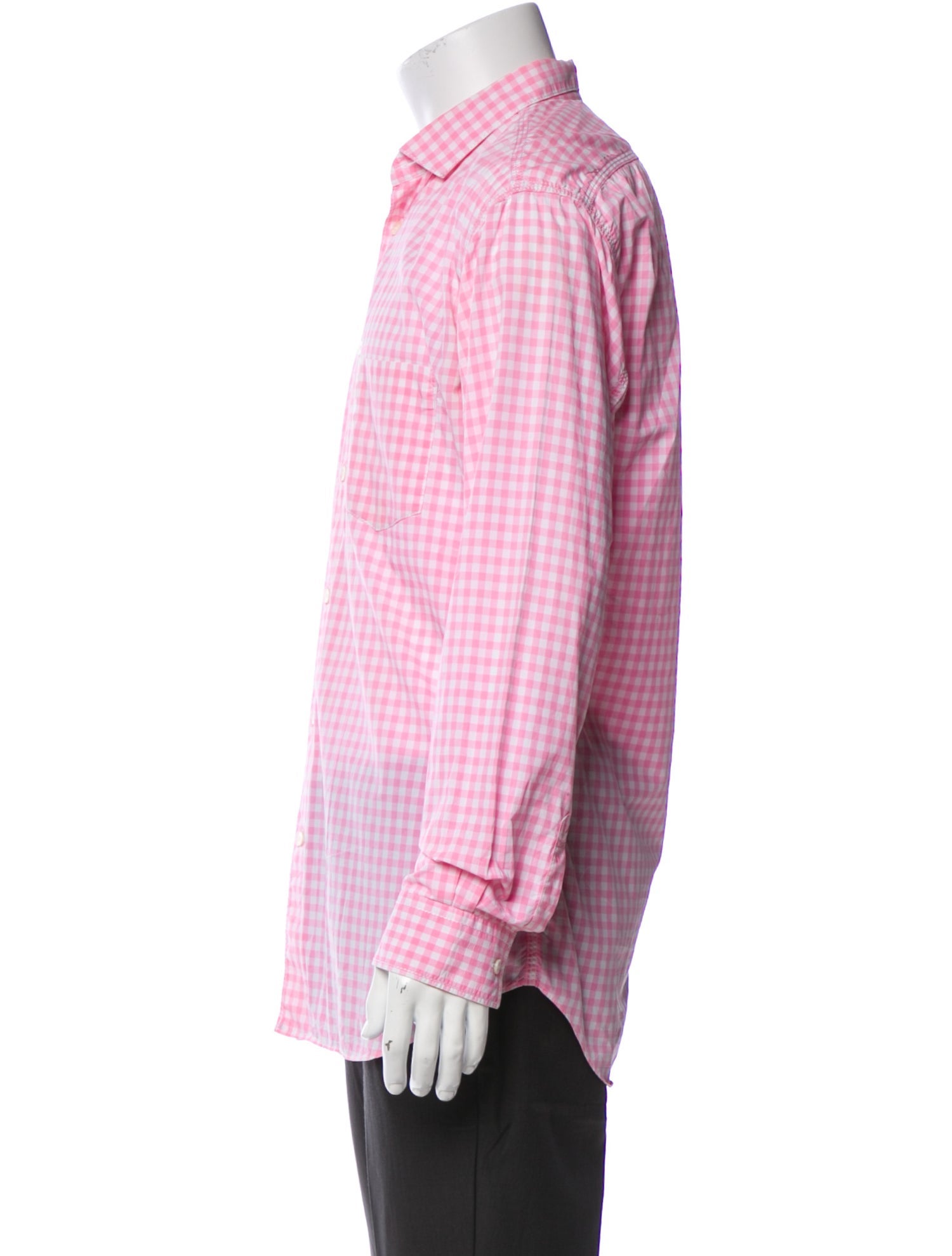 Comme des Garçons SHIRT Plaid Print Long Sleeve Shirt