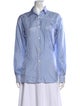 Comme des Garçons SHIRT Striped Long Sleeve Button-Up Top