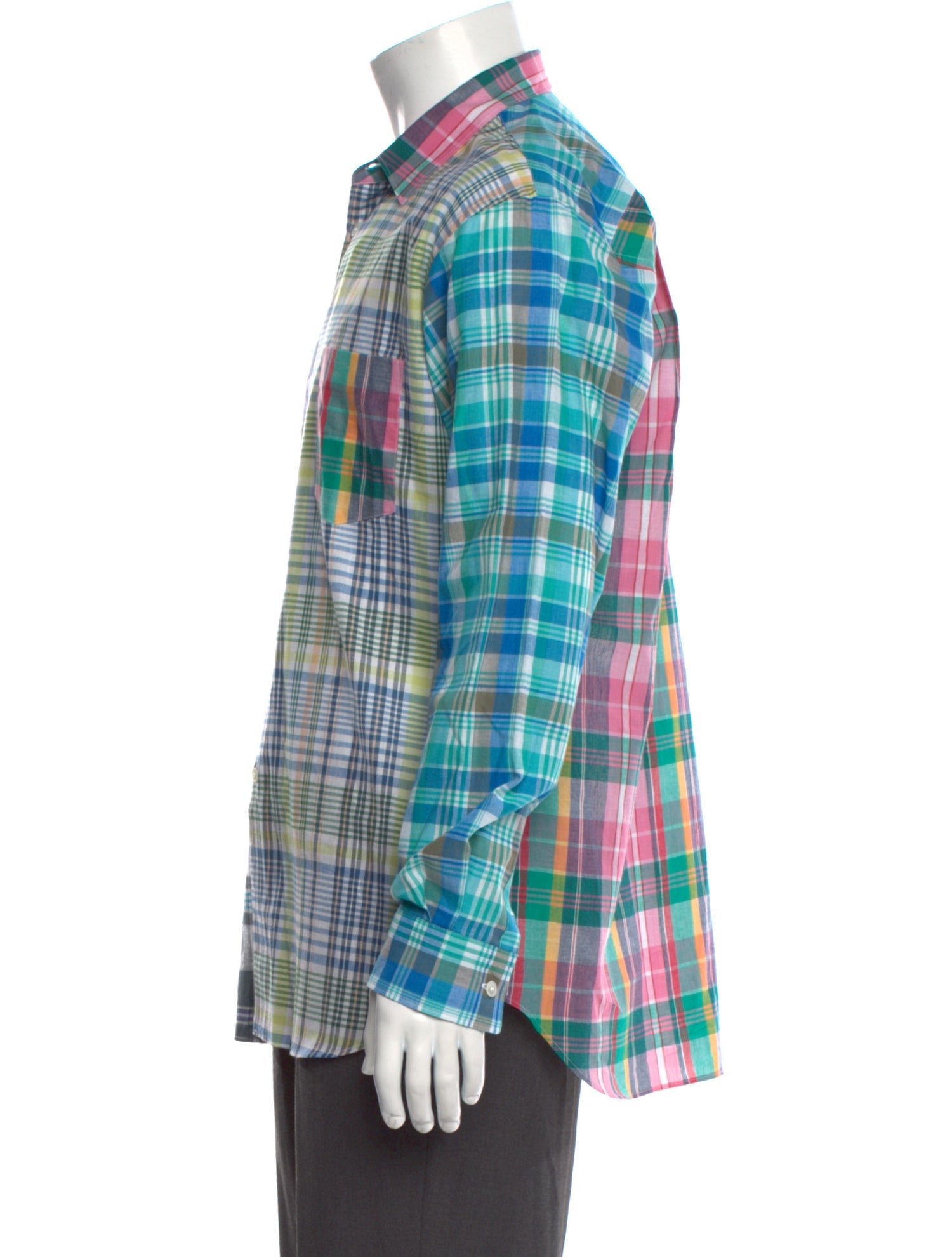 Comme des Garçons SHIRT Plaid Print Long Sleeve Shirt w/ Tags