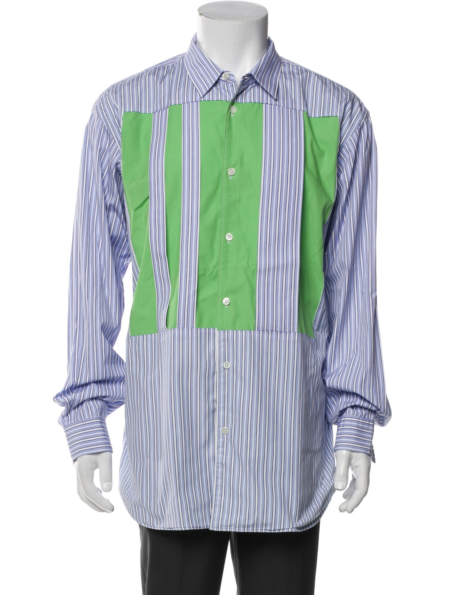 Comme des Garçons SHIRT Striped Long Sleeve Shirt