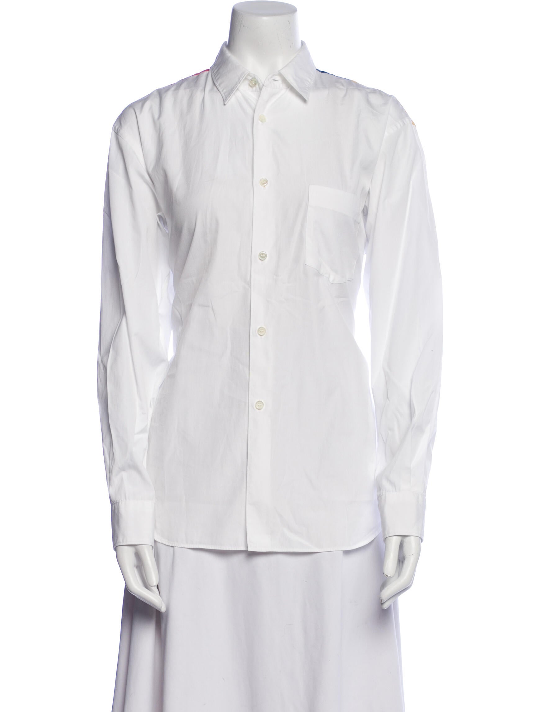 Comme des Garçons SHIRT Long Sleeve Button-Up Top