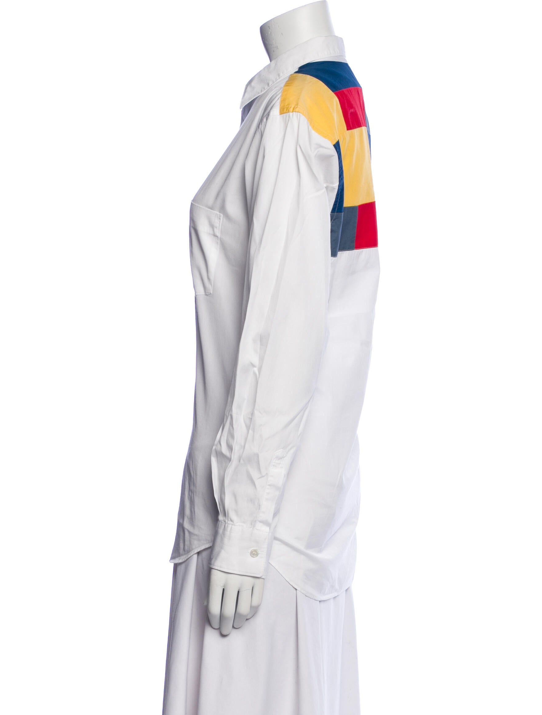 Comme des Garçons SHIRT Long Sleeve Button-Up Top