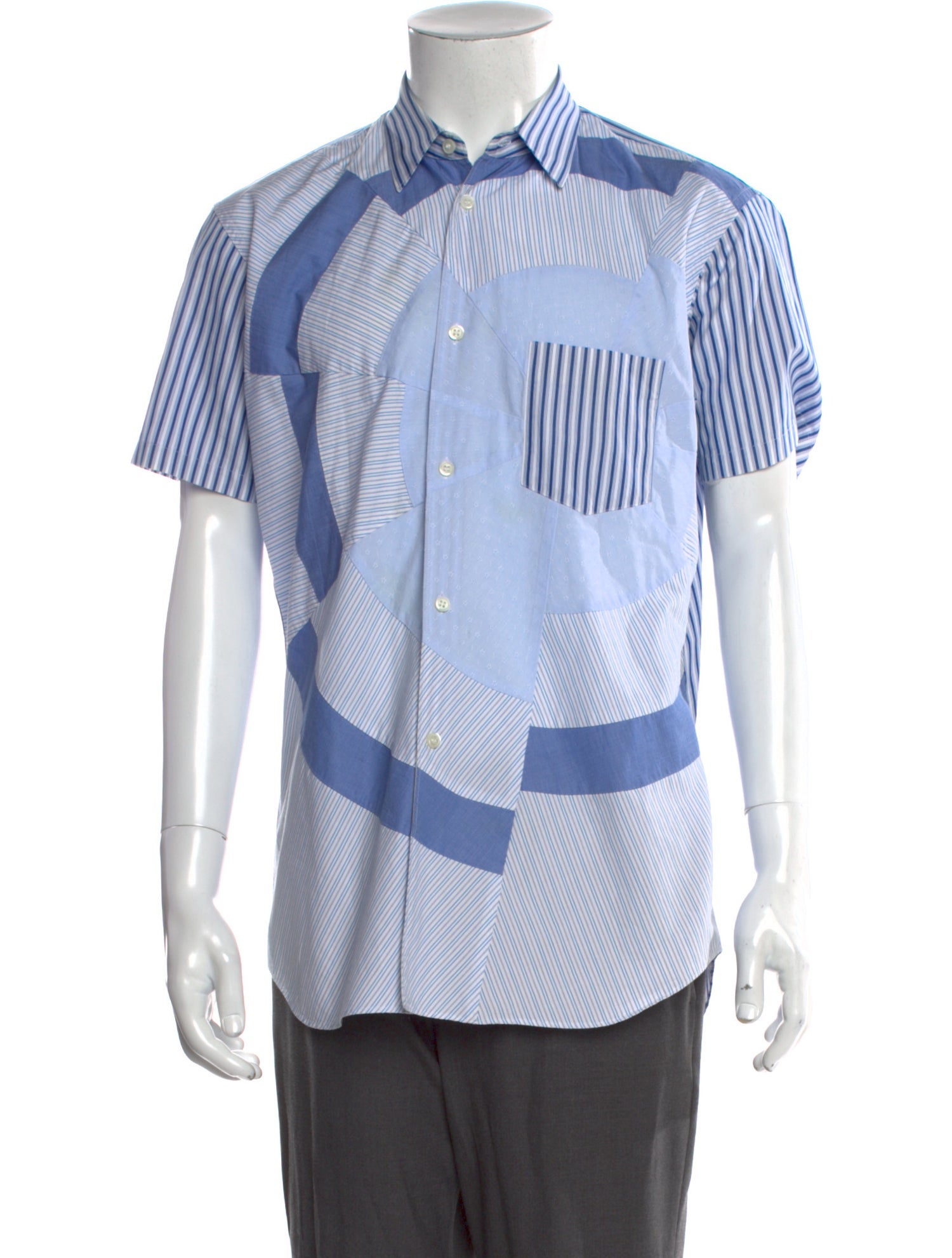 Comme des Garçons SHIRT Striped Short Sleeve Shirt