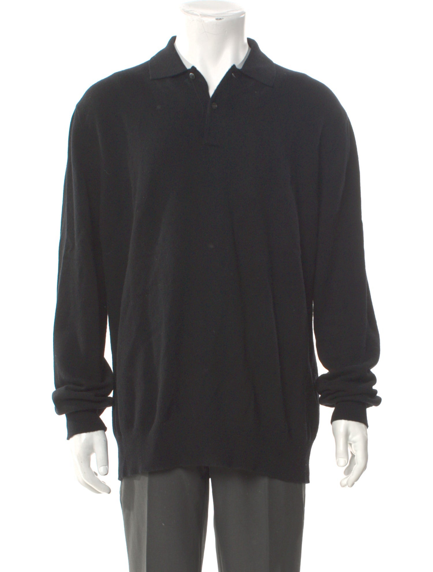 Comme des Garçons SHIRT Wool V-Neck Polo Shirt