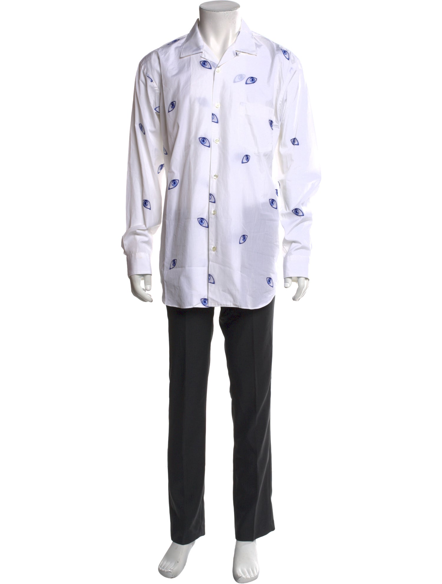 Comme des Garçons SHIRT Printed Long Sleeve Shirt