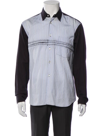 Comme des Garçons SHIRT Striped Long Sleeve Shirt
