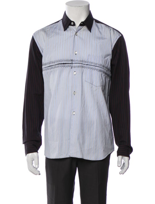 Comme des Garçons SHIRT Striped Long Sleeve Shirt