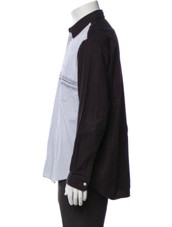 Comme des Garçons SHIRT Striped Long Sleeve Shirt