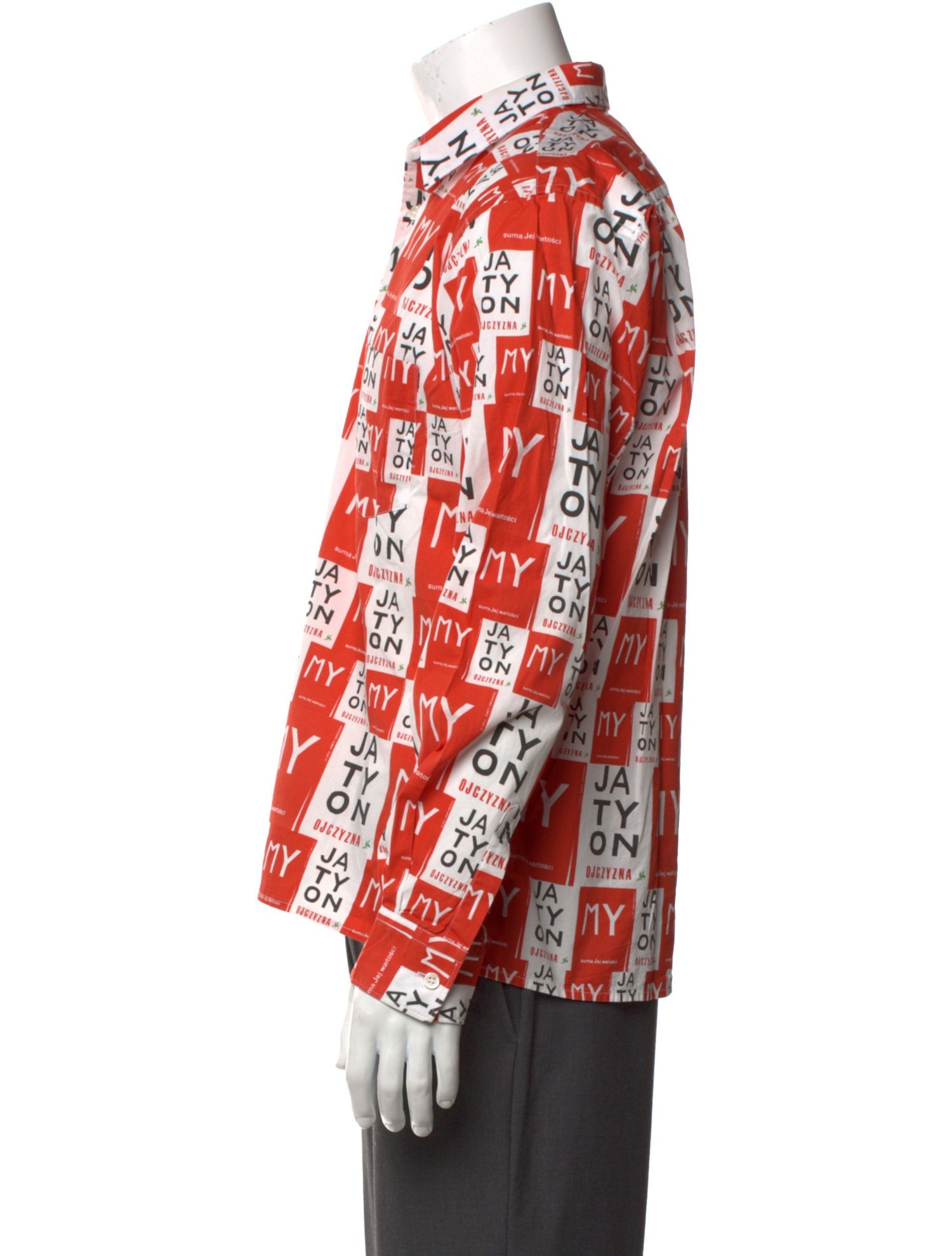 Comme des Garçons SHIRT Printed Long Sleeve Shirt