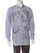 Comme des Garçons SHIRT Striped Long Sleeve Dress Shirt