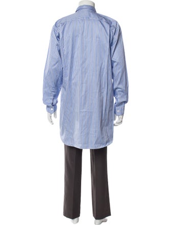 Comme des Garçons SHIRT Striped Long Sleeve Dress Shirt